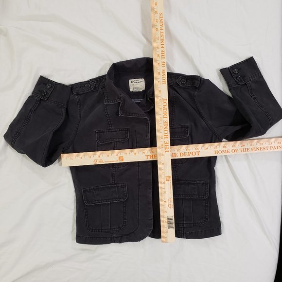 LUCKY BRAND Black Cotton Jacket Size S - Picture 4 of 4